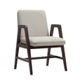 thumbnail image 6 of Stella Modern Wood Velvet Armchair in Champagne - Set of 4, 6 of 8