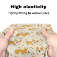thumbnail image 7 of HELLHERO Back Rest Covers Washable Seat & Backrest Covers & Protection Covers for The Elderly Outdoor Park for Seniors Men Women, Corgi, 7 of 7