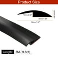 thumbnail image 2 of Uxcell Floor Transition Strip Self Adhesive, Cover for Uneven Floors 0.5" x 9.8ft Black, 2 of 6