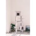thumbnail image 5 of 63 Inches Multi-Level Large Cat Tree, 5 of 7