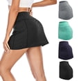 thumbnail image 1 of Women's Golf/Tennis Everyday Casual Athletic Skort with Bike Shorts, 1 of 6