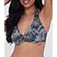 thumbnail image 4 of Printed Muse Halter Bikini Top Swimsuit, 4 of 6