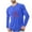Blue, variant on Posijego Men's Christmas Shirts Soft Long Sleeve T Shirts Big and Tall Mens Pullover Basic Tee Tops