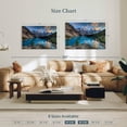 thumbnail image 4 of Elephant Stock Moraine Lake Sunset Wall Art - Horizontal Canvas Wall Art - Living Room Wall Decor - Nature Canvas - Blue And Brown Decor - 45" x 30", 4 of 8