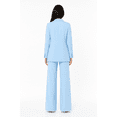 thumbnail image 3 of Women’s 2-Piece Blazer and Wide-Leg Pants Set, High-Waist Business Casual Suit Outfit for Work, 3 of 5