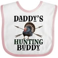 thumbnail image 3 of Inktastic Turkey Hunter Daddys Hunting Buddy Boys Baby Bib, 3 of 4