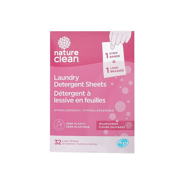 Bandes de détergent à lessive fleurs sauvages