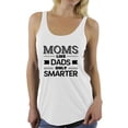 thumbnail image 1 of Awkward Styles Women's Moms Like Dads Only Smarter Graphic Racerback Tank Tops Black Gift for Mom, 1 of 4