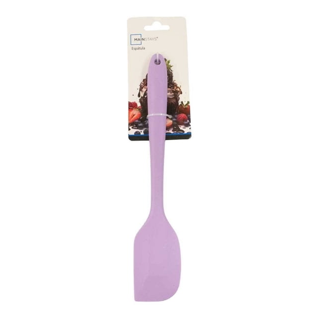 Espatula Mainstays de Silicon con Mango Morado