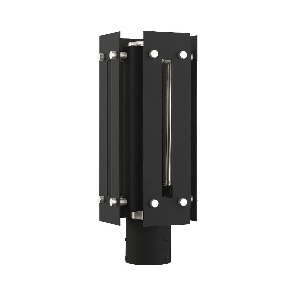 Livex Lighting - Utrecht - 1 Light Outdoor Post Top Lantern in Contemporary