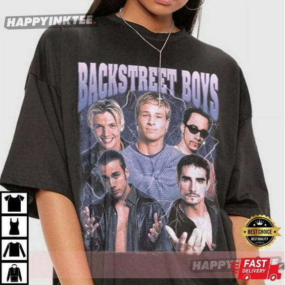 Backstreet Boys Band Vintage 90s Music Gift For Fan T-Shirt