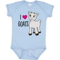 thumbnail image 3 of Inktastic I Love Goats Cute Goat Boys or Girls Baby Bodysuit, 3 of 5