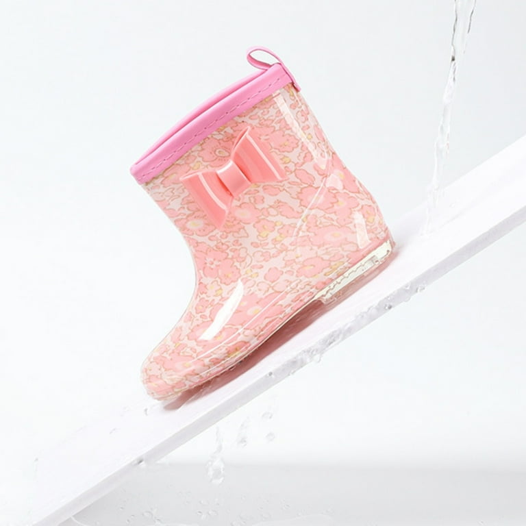 FhsagQ Girls Sneakers Toddler Rain Boots Rain Boots Short Rain