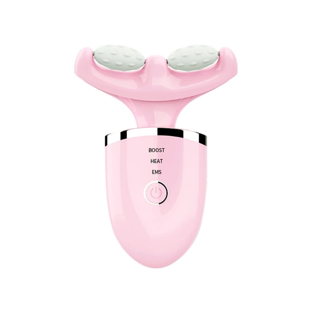 Dispositivo de belleza para rejuvenecimiento de rostro y cuello basado en tecnología LED, térmica y de vibración que levanta y reafirma la flacidez del cuello.