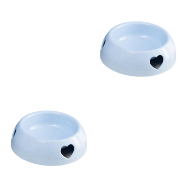 Maytalsory Environmentally Friendly Choice For Pet S Feeding Plastic Dog Bowl And Multiple light blue small size 2Set