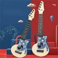 thumbnail image 3 of Children Can Play The Ukulele Portable Portable Guitar Enlightenment Beginners Guitar Toy Musical Instrument Can Be Twisted To Adjust The Sound Quality Is Full, Equipped With Picks For Easy Playing, 3 of 4