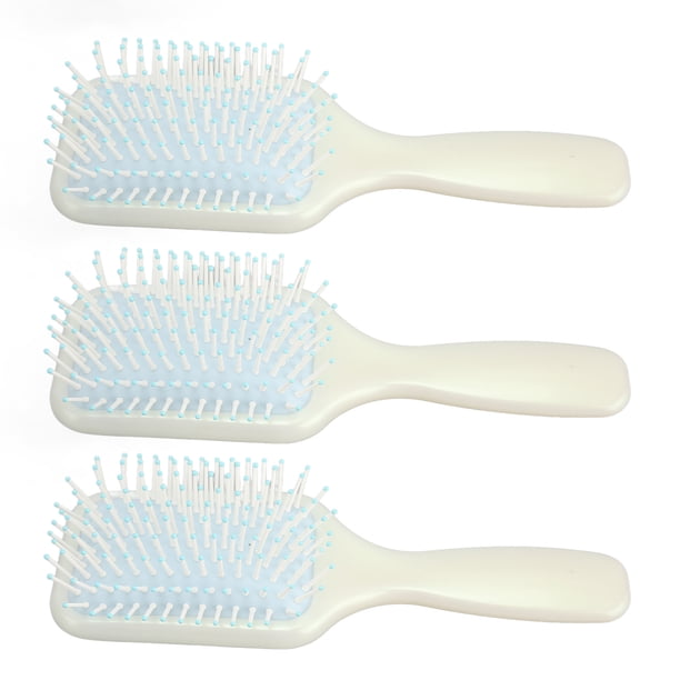 Cepillo Para Desenredar, Cepillo Para El Cabello Con Paleta De 3 Piezas, Peine De Silicona Portátil Para Dientes, Masaje Con Agarre Cómodo Para El Cuero Cabelludo Para Uso Diario