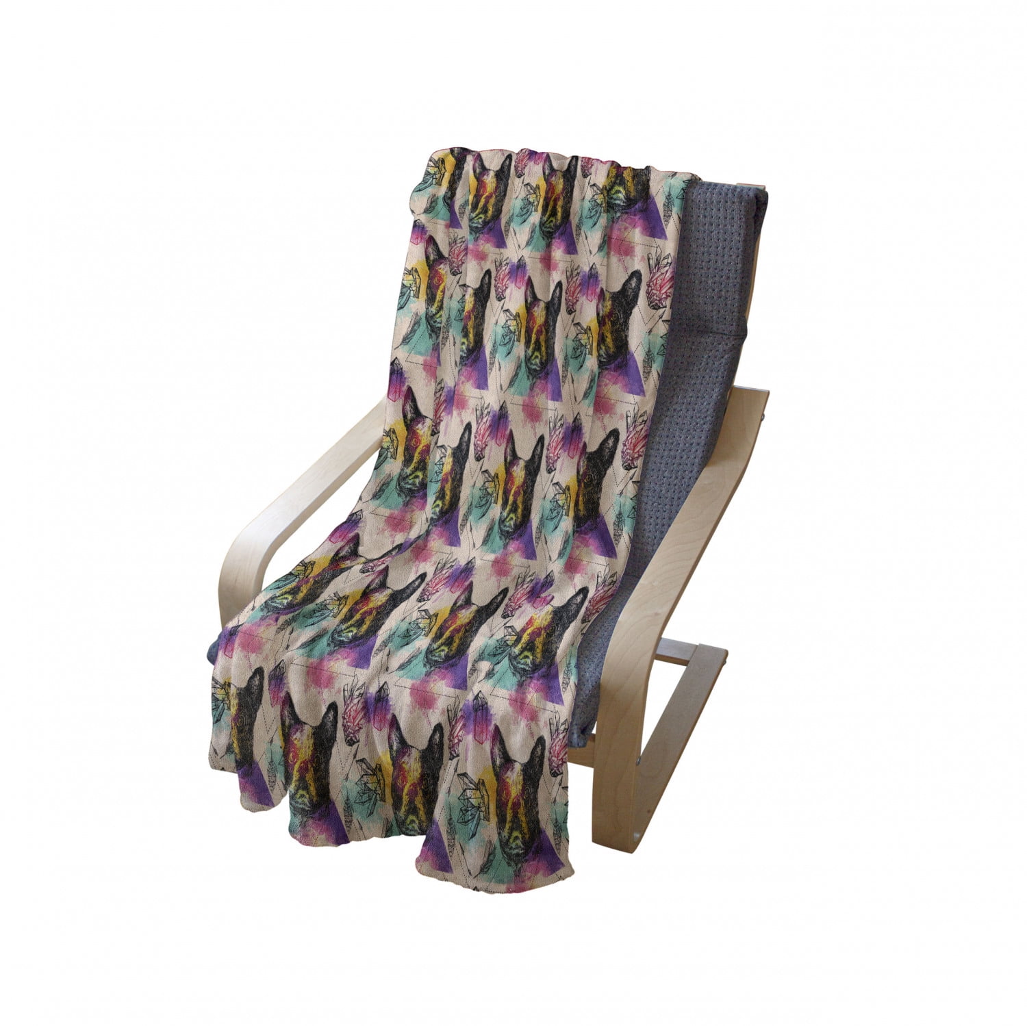 Colorful Crystals Pattern Triangles Sixties Inspired Psychedelic Boston Terrier 60 x 80 Multicolor Ambesonne Dog Lover Soft Flannel Fleece Throw Blanket Cozy Plush for Indoor and Outdoor Use Colorful Crystals Pattern Triangles Sixties Inspired Psychedelic Boston Terrier 60 x 80 Multicolor Ambesonne Dog Lover Soft Flannel Fleece Throw Blanket Cozy Plush for Indoor and Outdoor Use