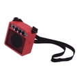 thumbnail image 1 of Mini Guitar Amplifier 5W Speaker with 3.5mm & 6.35mm Inputs 1/4 Inch Output Volume Tone Adjustment Overdrive Portable Lightweight for Indoor and Outdoor Use, 1 of 7