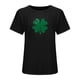 thumbnail image 4 of Camiseta de manga corta con estampado de día de San Patricio para mujer Fridja bn2141, 4 of 9