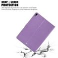 thumbnail image 2 of iPad Pro 11 2018 Case, Allytech Embossed Cat & Tree PU Leather Stand Folio Wallet Case Cover with Credit Card Slots for New Apple iPad Pro 11 2018, Purple, 2 of 9