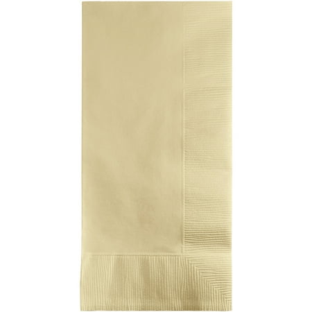 Party Central Club Pack of 600 Ivory Disposable Dinner Napkins 8"