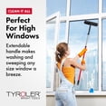 thumbnail image 4 of Tyroler 2-in-1 High Window Cleaner Tool with Extendable Handle from 1.4 to 2.3 Meters for Better Reach and Cleaner Windows | 100% Natural Rubber for Superior Durability and Protection, 4 of 6