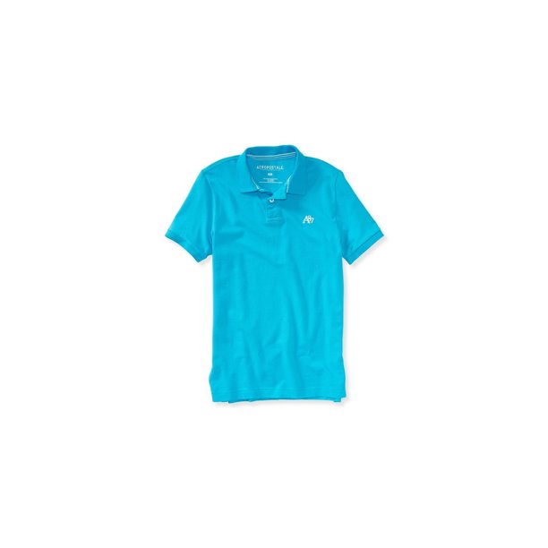 Aeropostale - Polo de rugby para hombre A87 SS, azul, mediano Aeropostale polo, rugbi