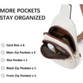thumbnail image 3 of BOSTANTEN Small Leather Crossbody Purse Fanny Pack for Women, 3 of 8