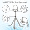 thumbnail image 2 of Soporte de pared para antena XRDS-RF, resistente, 20 cm, 2 of 7