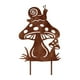 thumbnail image 1 of Yard Stake Señal de Jardín Metálica Creativa con Animales y Hongos Placa Decorativa para Camino Adorno Vintage para Patio y Césped Fácil de Instalar, 1 of 9