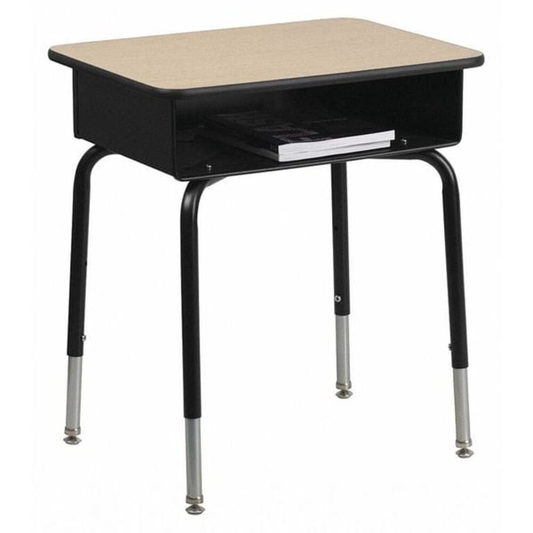 Flash Furniture Billie Adjustable Student Desk with Book Box photo 3