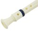 thumbnail image 2 of 2X Instrumento Musical Grabador de Flauta Soprano de 6 Agujeros Blanco Azul, 2 of 8