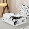 thumbnail image 6 of Homewish Retro Western Cowboy Zipper Queen Comforter Set with Fitted Sheet and 2 Pillowcases,Desert Cactus Zipper Bedding Set,White,Light Gray Reversible,4pcs, 6 of 8