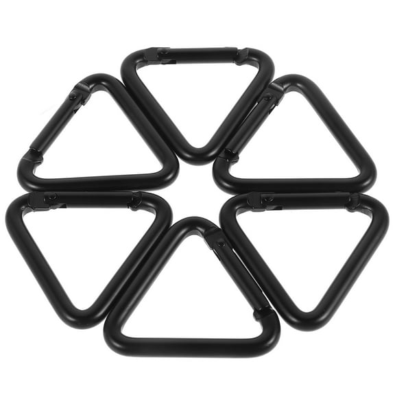 YSNOOWE 6Pcs Mini Carabiner Clips for Holding Keys and Attaching to Backpacks 1.57X1.57X0.08in