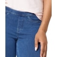 thumbnail image 2 of Hue CLASSIC DENIM Women's Classic Stretch Denim Leggings, US Medium, 2 of 3
