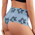 thumbnail image 1 of Aayomet Women's Plus Size Panties Color Contrast Rose Pattern Cotton Crotch Pants Plus Size (A, M), 1 of 5