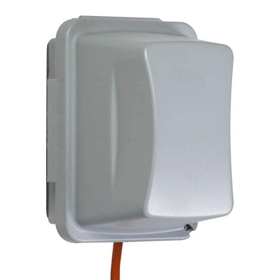 Taymac MM710G Jumbo 4-3/4-Inch Depth Weatherproof In-Use Plastic Cover 16 Configurations Vertical/Horizontal One Gang, Grey