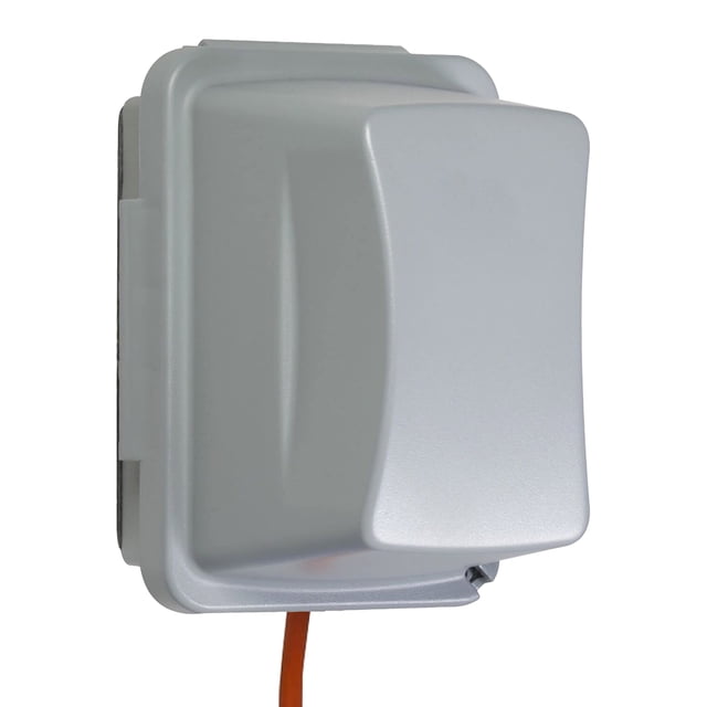 Cubierta estanca para tomacorriente TayMac MM710G, profundidad de 12 cm