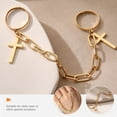 thumbnail image 3 of unbranded 2Ud Anillos Con Cruz Dorados Estilo Gótico Ajustables Para Mujer, 3 of 7