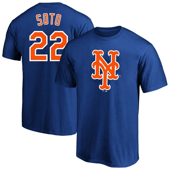 Men's Fanatics Juan Soto Royal New York Mets Big & Tall Name & Number T-Shirt