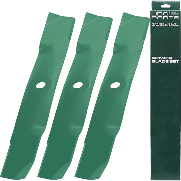 UDC Parts M143520 Mower Blades Replacement for John Deere 54 Inch UC22010 X380 X390 GX255 GX335 GX345 LX280 X320 X340 X360 X500 Z535M Z540M ZTRAK Z325E Z330M EZtrak Z425 Z435, 3 Pack Medium Lift