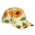 thumbnail image 3 of Disketp Sunflowers And Butterflies Print Baseball Caps For Outdoor Sports Fashion Casual Outdoor Caps Men Women, 3 of 9