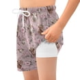 thumbnail image 4 of joogoo Highland Cattle Roses Boys Swim Trunks Beach Swimsuit Shorts Boxer 8Y, 4 of 8