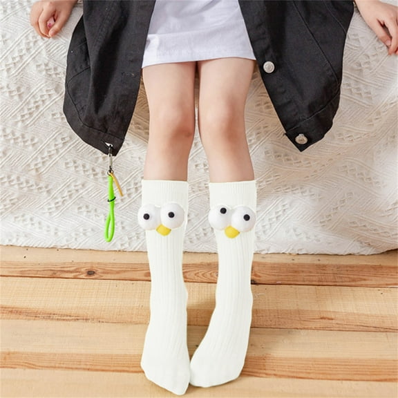 Baby Sweetie Baby Knee High Socks Soft Toddler Tube Socks Funny Big Eye Tall Socks Stockings Infants Toddlers Socks