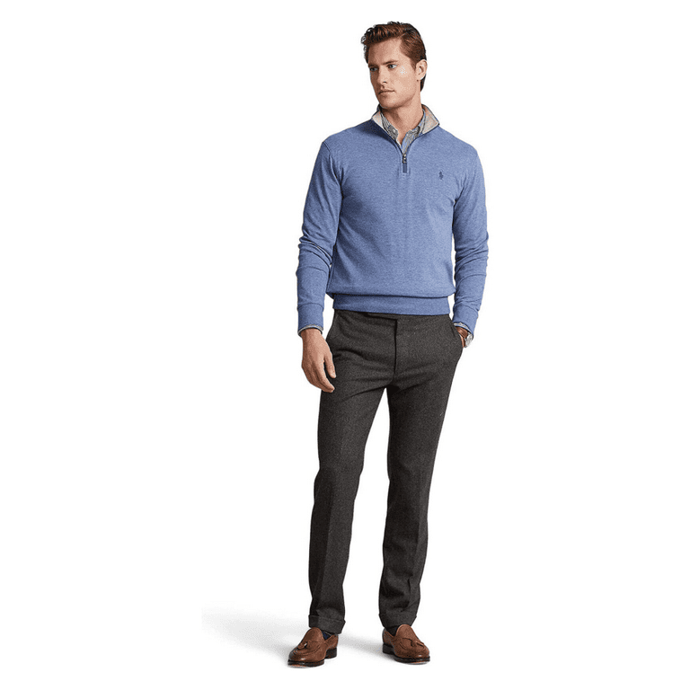 $125 Polo Ralph Lauren Men's, Luxury Jersey Quarter-Zip Pullover