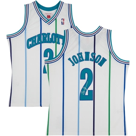 Larry Johnson Charlotte Hornets Autographed Mitchell & Ness 1992-93 White Swingman Jersey – Fanatics Authentic Certified Larry Johnson Charlotte Hornets Autographed Mitchell & Ness 1992-93 White Swingman Jersey – Fanatics Authentic Certified