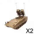 thumbnail image 1 of 2x1/72 Escala 4D Modelos De Tanque Miniatura Para Niños Favores De Fiesta Juguete Educativo Amarillo, 1 of 10