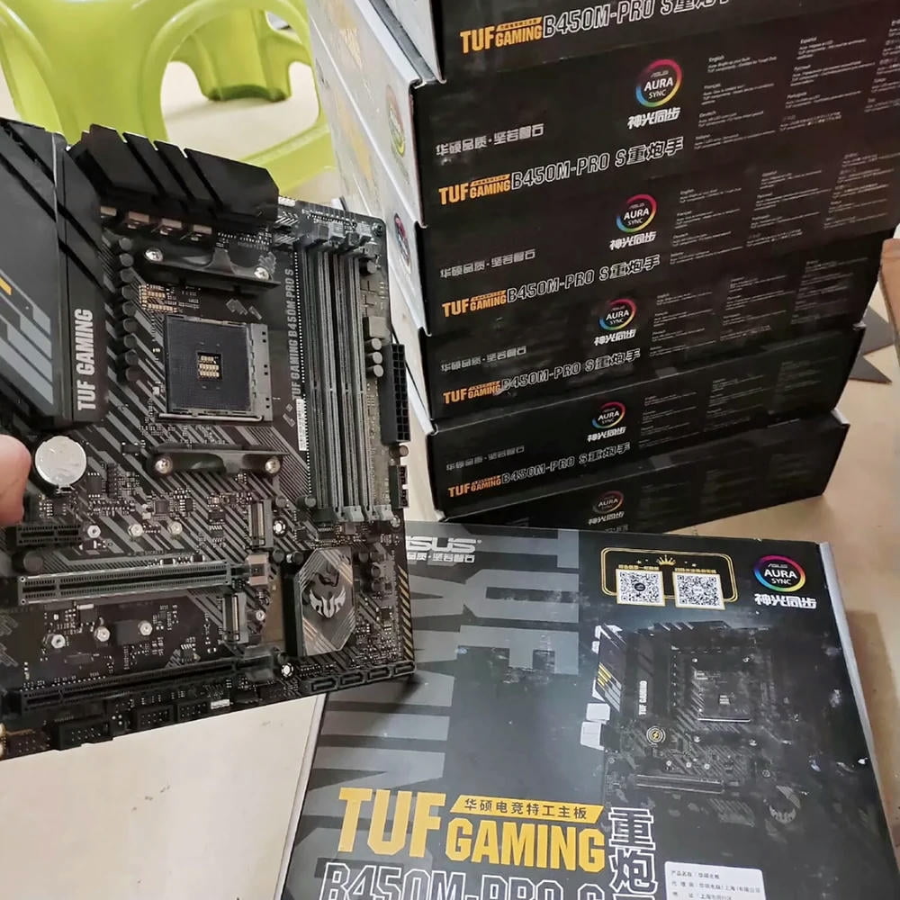 TUF GAMING B450M-PRO S Desktop Motherboard For AM4 Supprt R7 3700 5800x