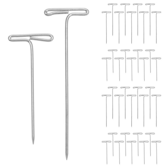 GETAJGHSD  150pcs Stainless Steel T Pins for Securing Wigs Sewing Blocking